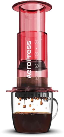AeroPress Clear - Rood (Transparant) — thumbnail 2