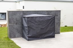 Minikeuken BeNeLux Stengel MO150 S voorgemonteerde metalen outdoor keuken met koelkast - inductie kookplaat - water en electriciteits aansluiting inclusief alle toebehoren Appel Groen — thumbnail 2