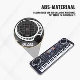 SEZGoods Elektrische Piano - 61 Toetsen - Piano Keyboard - Digitale Piano - Keyboard Piano - Kinder Keyboard — thumbnail 3