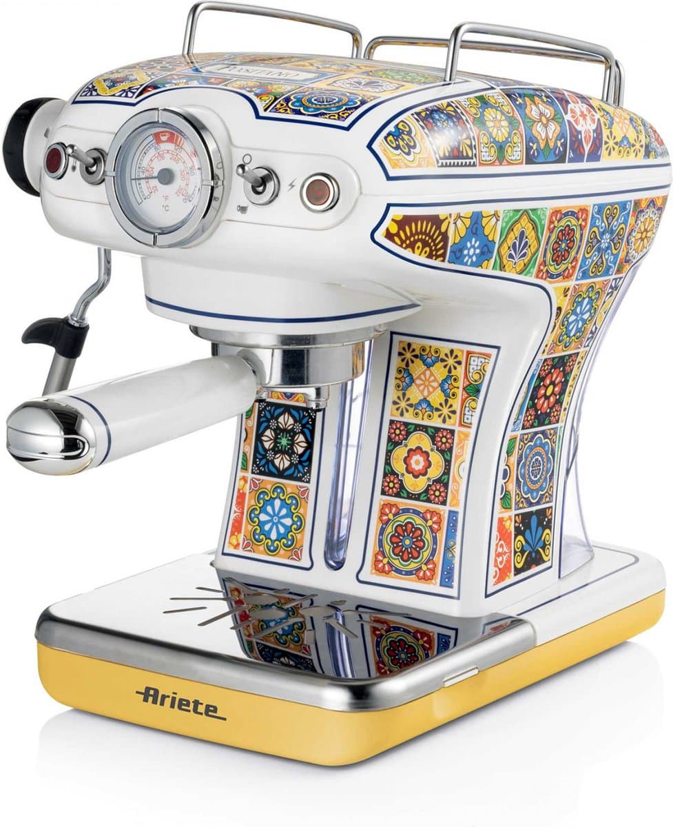 Ariete 1389 - Positano - Italiaans design - Espressomachine - 900W - 0,9L tank inhoud - ook geschikt voor pads — afbeelding 1