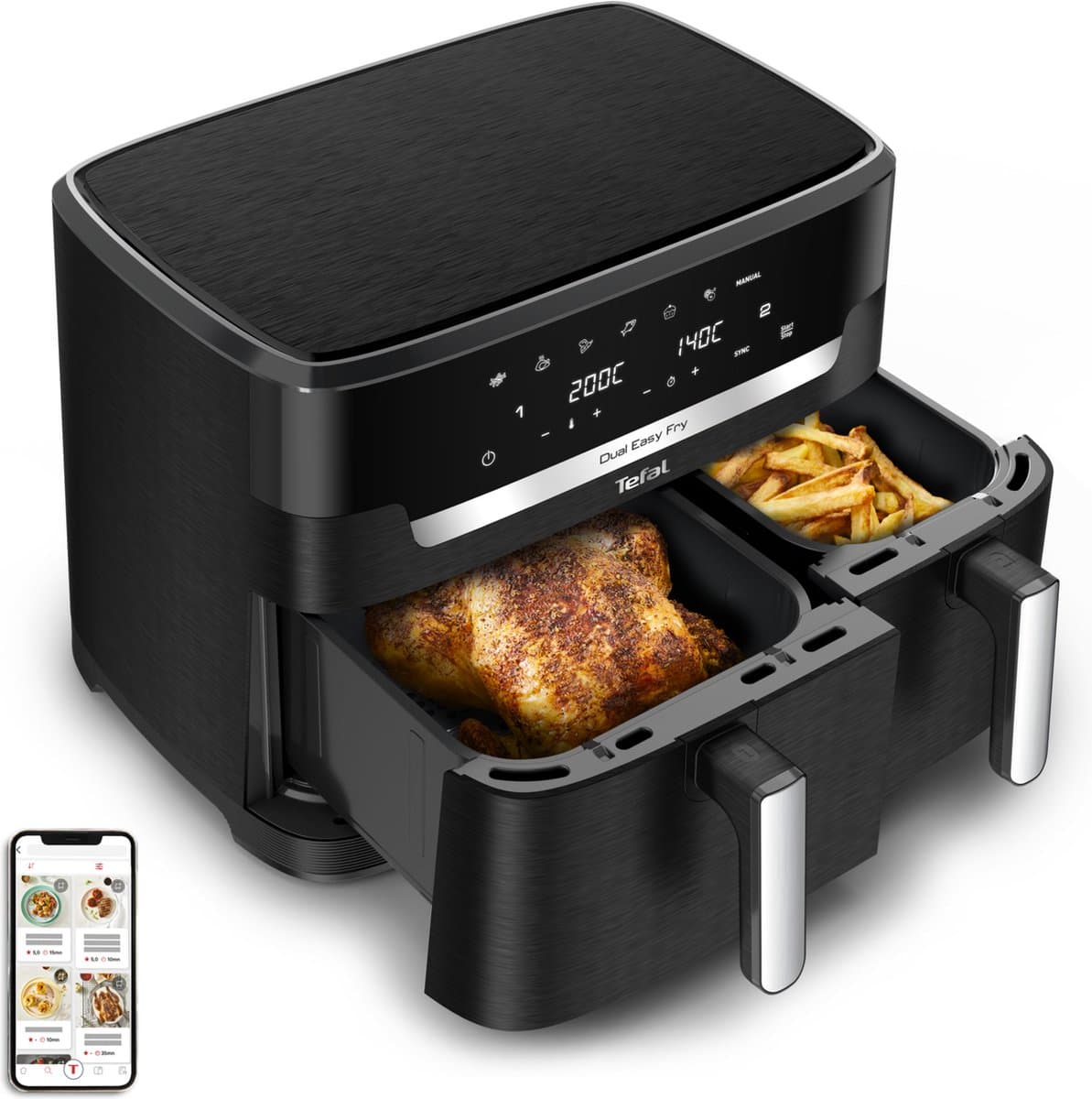 Tefal Easy Fry Dual XXL EY9428 — afbeelding 1