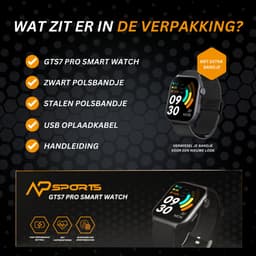 Smartwatch GTS7 Pro - Sporthorloge - iOS & Android - Stappenteller en Hartslagmeter - Evolueren — thumbnail 4