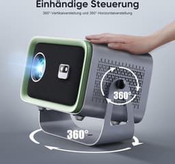Equivera Mini Beamer - Draagbare Beamer - Beamer - Mini Beamer Projector - Projector - Mini Projector — thumbnail 5