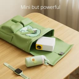 Solacis Mini Beamer - Input tot Full HD 1080P - Projector - Mini Projector - HDMI - USB - Wit - Smartphone - Draagbaar - Ingebouwde speaker — thumbnail 2