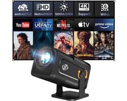 Equivera Mini Beamer - Draagbare Beamer - Beamer - Mini Beamer Projector - Projector - Mini Projector