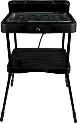Benson Elektrische 2-in-1 BBQ - Binnen en buiten - Traploze thermostaat - Windscherm - 39x23 cm — thumbnail 5