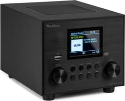 DAB radio - Audizio Vieste - DAB+ radio met subwoofer en Bluetooth - Zwart - Met afstandsbediening — thumbnail 1