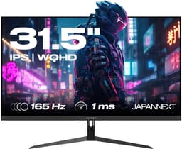 JAPANNEXT Gaming Monitor 31.5" IPS 2K WQHD (2560x1440) 165hz 1ms | JN-IPS3150WQHDR165 — thumbnail 1
