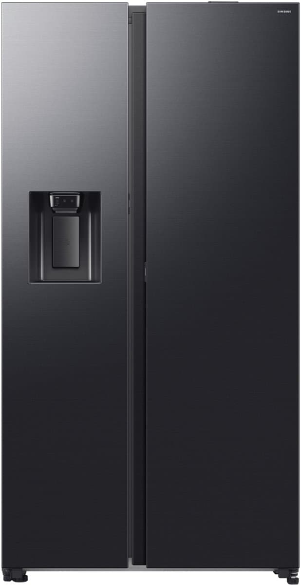 Samsung RS80F64KEF, Vrijstaand, Amerikaanse deur, Zwart, 2 deur(en), Premium Black Steel, Binnenin — afbeelding 1