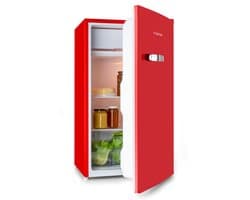 Klarstein Koelkast Beercracker 91 Liter - Drankkoeler Drankenkoelkast - voor Hotelkamer voor Kantoor - LED - Compact Koelkast Vrijstaande Koelkast Kleine Koelkast Fridge - Mini Fridge