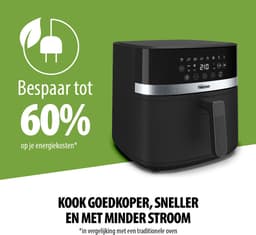 Tristar Airfryer FR-9418 - 8L - Grote Capaciteit XXL - PFAS Vrij - 7 programma's - Warmhoudfunctie - 2000 Watt - WK — thumbnail 3