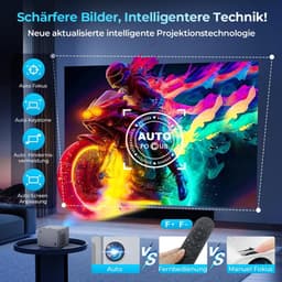 Mini beamer - Projector - Beamerscherm - Projectiescherm - Outdoor & Indoor Projector - — thumbnail 4