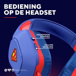 Trust GXT 415SM Zirox - Gaming Headset - Superman Editie - Bedraad - 50mm Drivers - Over-ear - Blauw/Rood — thumbnail 2