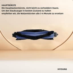 14-delige accessoireset geschikt voor Eufy G50/G50 Hybrid/L60/L60 SES/L60 Hybrid/L60 Hybrid SES/L50/L50 Ses, accessoireset met 2 hoofdborstels, 6 zijborstels, 6 filters (met spons) — thumbnail 4