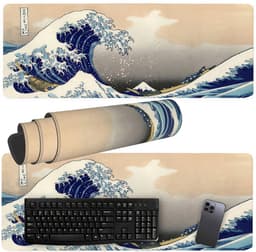 Gaming-muismat Big Wave voor bureau xl 80x30 — thumbnail 2