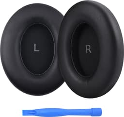 Vervangende Oorkussens voor Sennheiser Momentum 4 Wireless Over-Ear Hoofdtelefoons van MMOBIEL – Memory Foam en Protein PU Koptelefoon Oorkussens - Noise Isolation Earpads – Zwart — thumbnail 1