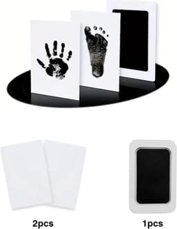 DIY Baby Hand- en Voetafdrukset - casting - Kit - Voetprint - niet sticky — thumbnail 1