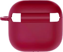 ShieldCase Siliconen Hoesje Geschikt voor Airpods 4 - Siliconen Case voor Apple Airpods 4 Case Hoesje - Burgundy — thumbnail 3