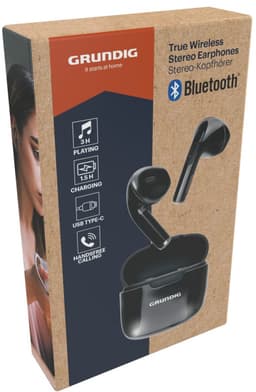 Grundig Draadloze Oordopjes - Bluetooth In Ear Oordopjes 200mAh - Oortjes Draadloos met 3 Uur Afspeeltijd - Earbuds voor Hands Free Bellen - Incl. Oplaadcase USB-C Oplaadkabel — thumbnail 5