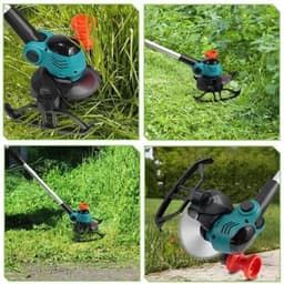 Handmaaier - Grasmaaier - Grastrimmer - Grasschaar - Grasmachine - 3000W - 6-Inch - Elektrische/Accu - Grastrimmer met 90° Verstelbare Kop – Tuingereedschap voor Precisiewerk - 21V/18V Compatibel - Inclusief 2x Accu — thumbnail 1