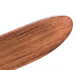DESMIU Plafondventilator - 107 cm - 6 Snelheden Met Afstandsbediening - ABS - Zwart En Donker Walnoot - Binnen En Buiten - Zonder Verlichting — thumbnail 2