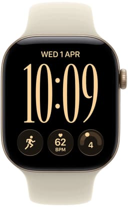 Apple Watch Series 12 46mm Goud Sportband M/L — thumbnail 3