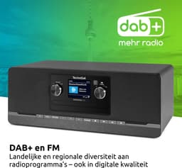 TechniSat DIGITRADIO 320 – Stereo digitale radio (compact systeem met DAB+ & FM, cd-speler, Bluetooth, USB, 2×5 W RMS, TFT-kleurendisplay, favorietenlijst, wekker, slaaptimer, afstandsbediening) — thumbnail 3