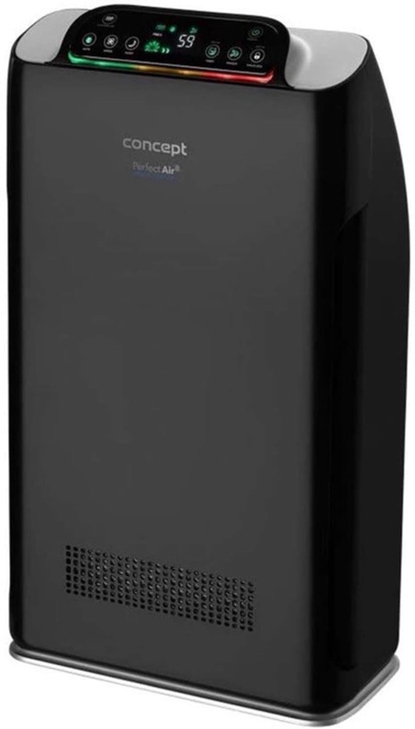 Luchtreiniger Smart Control - 320 m3/h 7-Traps HEPA-13 Filter - 80 Watt Zwart - Voor Ruimtes Tot 40 m2 - Mobiele App Bediening — afbeelding 1