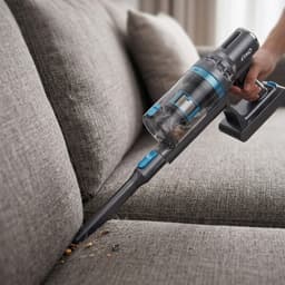 Kymo Steelstofzuiger Draadloos - 450W - 33kPa - Stofzuiger Zonder Zak - Draadloze Stofzuiger op Accu - Kruimeldief - Handstofzuiger - Snoerloze Stofzuiger - Voor Dierenharen - 62 Min Accu - HEPA Filter — thumbnail 5