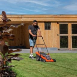 Accu Grasmaaier – Elektrische Grasmaaier – Tuinmaaier – Draadloze Grasmaaier – Grastrimmer – 40 V 420 mm Maaibreedte – 20 V 240 mm Trimmerdiameter – Inclusief Accu en Oplader — thumbnail 2