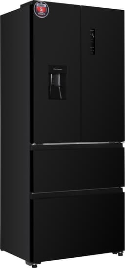 Exquisit FD436-040DGD French Door – 320 L – Koel-vriescombinatie – 39 dB – 63,5 cm breed – Metal Dark Grey — thumbnail 4