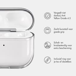 imoshion Clear Softcase voor - Hoesje geschikt voor AirPods Pro 3 - Smokey Black — thumbnail 2