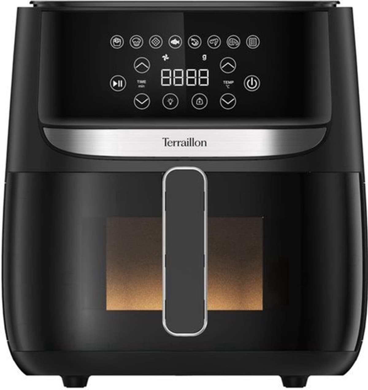 Air Fryer, 5,7 l, friteuse zonder olie, luchtfriteuse, 1700 W, slimme functie voor het wegen en aanpassen van de kooktijd, 8 programma's, 80 °C tot 200 °C, led-touchscreen — afbeelding 1