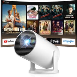 NIVA® Mini Beamer - Kleine Mobiele Telefoonprojector - Videoprojector - Wit - 10cm x 10cm x 17cm — thumbnail 4