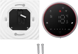 Slimme Thermostaat - Programmeerkabel - Vloerverwarming Regelen - Intuïtief LED-display - 10 x 10 x 6 cm - Wit — thumbnail 1