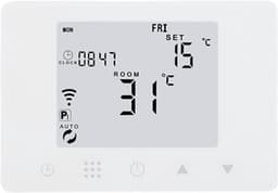 Slimme Temperatuurregelaar - Digitale Thermostaat - Comfort Thuis - Afstandsbediening via App - Ruimtebesparend - Wit — thumbnail 1
