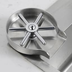 Glazenspoeler Aanrecht - Flessenwasmachine Beker - Snelle Reiniging - 360 Graden Spray - 115 mm Opening - Zilver — thumbnail 5
