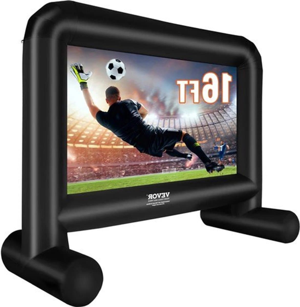 Beamer Scherm - Projector Scherm - Projector Screen - Projector Scherm voor Beamer - Projector Doek - Home Cinema Thuisbioscoop - Draagbare Beamer - Outdoor Projectie - 16ft — afbeelding 1