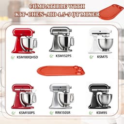 SnelShoppen - Mixer Slider Mat voor Staande Mixer - 3 Opbergvakken voor Accessoires - Siliconen Schuifmat voor 5 Liter Keukenmachine - Ideaal voor Keu — thumbnail 4
