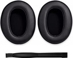 Set Oorkussens voor Sony Koptelefoon – XB900N Oorkussen – XB900N/WH-CH710N/WH-CH720N/WH-RF400/MDR-RF895RK - Kunstleer met Traagschuim — thumbnail 1