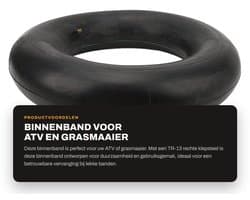 Dailygoods- Binnenband 500-12 inch - TR-13 Klepsteel - Stevige Binnenband - Lekbestendig - Geschikt voor Grasmaaiers/ATV's - Hoogwaardig Rubbermateriaal