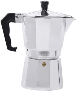 Koffiezetapparaat Pot - Percolator Moka - Klassieke Koffie Maken - Aluminium Kookplaat Model - 9 Kops - Zilver — thumbnail 1