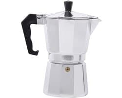Koffiezetapparaat Pot - Percolator Moka - Klassieke Koffie Maken - Aluminium Kookplaat Model - 9 Kops - Zilver