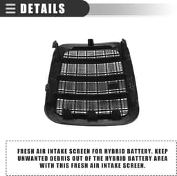 ABSOPRO Batterijkoelingsluchtinlaatfilterscherm, voor Toyota Prius 2010-2015, G92DH-47010, Kunststof, Zwart — thumbnail 4