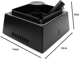 asbak met omgevingslicht Luchtreiniger Krachtige zuigkracht voor auto Woonkamer Kantoor — thumbnail 5