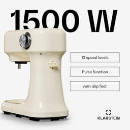 Stand Mixer - Keukenmixer Planetair - Bakken en Mixen - Dubbele Rotatie - 5 Liter - Room — thumbnail 3