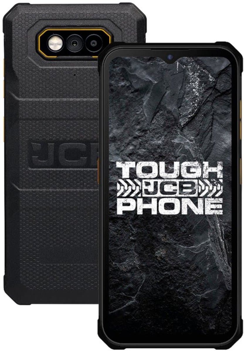 JCB Phone Toughphone E10 16,8 cm (6.6") Dual SIM Android 15 4G USB Type-C 8 GB 64 GB 6500 mAh Zwart — afbeelding 1