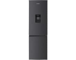 Heinner HCNF-HM291INVDGWDE++ Koel-vriescombinatie Antracietgrijs – 291 L – No Frost met Waterdispenser – Vrijstaand – Vingerafdrukbestendig – 5 Jaar Garantie