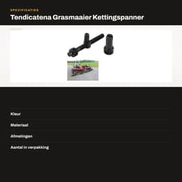 Tendicatena - Kettingspanner - Automatische Kettingafstelling - Geschikt voor Lawnflite/Carlton Painier - Duurzaam Ontwerp - Eenvoudig te Installeren — thumbnail 3