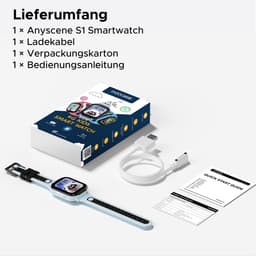 DOOGEE Anyscene S1 4G - GPS Horloge Kind - Smartwatch Kinderen - Video oproepen - Android OS - 1.83" IPS Scherm - 1GB+8GB - 800mAh - GPS/LBS/WiFi Locatie - Hartslag & Bloeddruk Monitor - IPX7 Waterdicht - Geschikt voor iPhone en Android - Lichtblauw — thumbnail 3